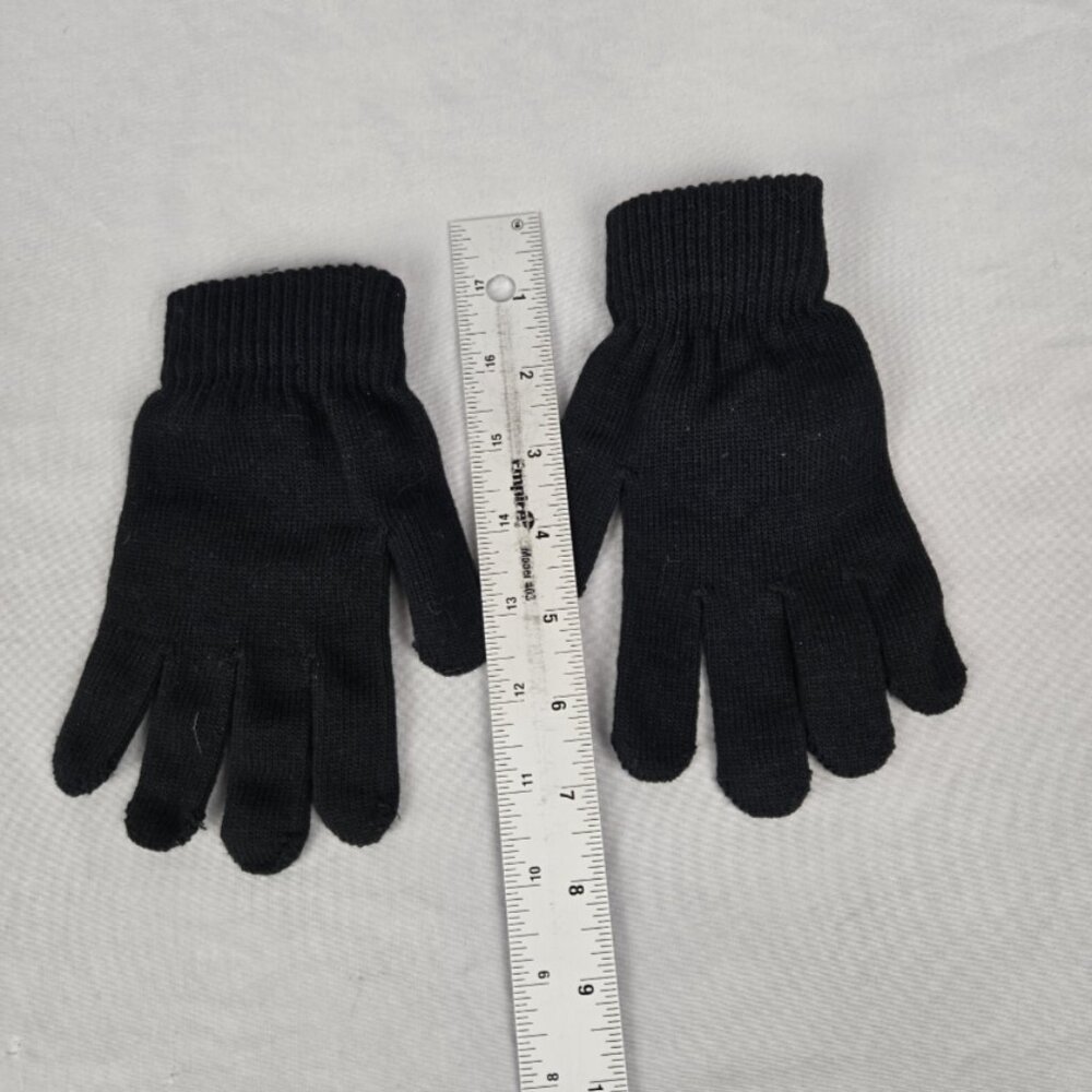 Glow in the Dark Skeleton Gloves Fancy Dress Halloween Youth Costume Accessory - Picture 3 of 4